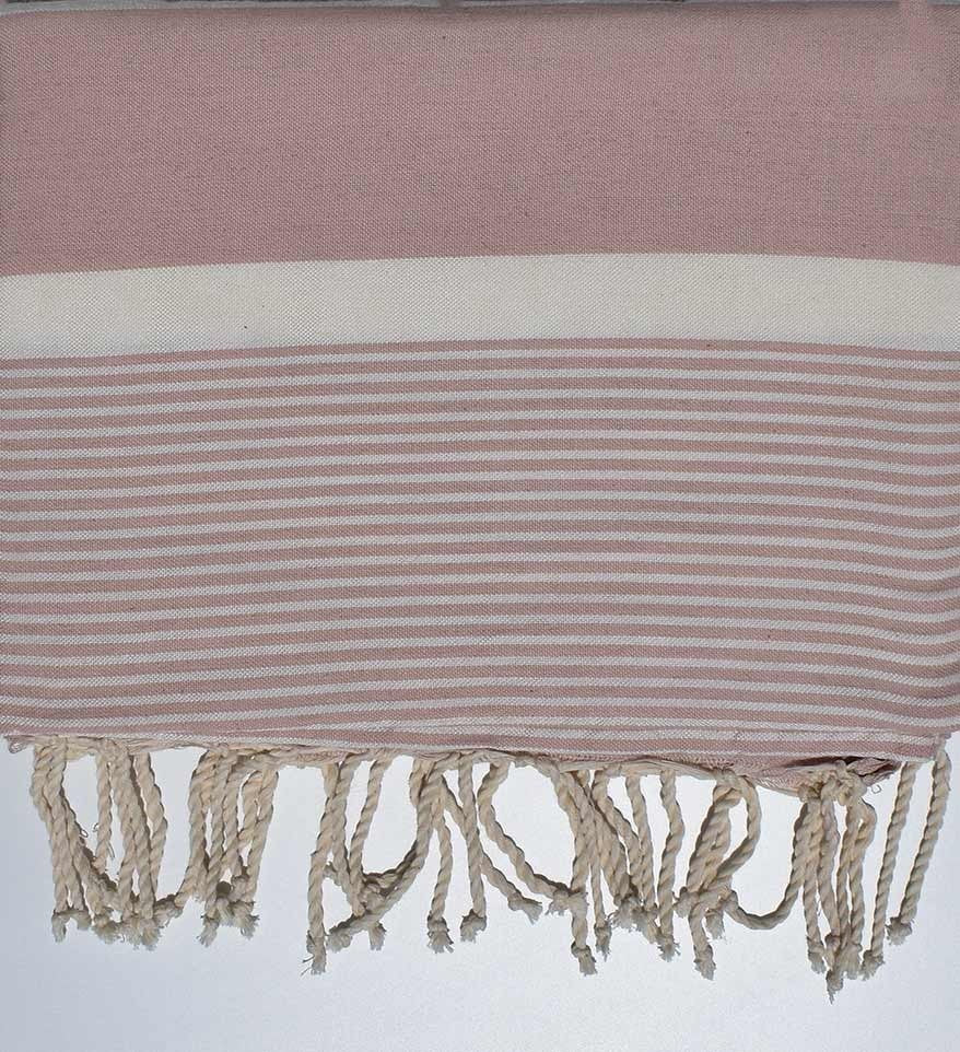 Jeté 1.5*2.5m rose thé  - 1