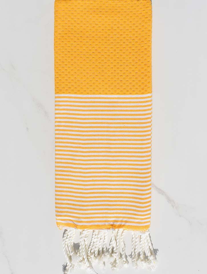 Enfant Nid d'abeille jaune Fouta Tunisia - 1