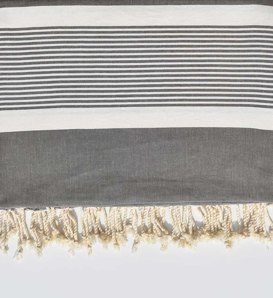 Jeté gris taupe 2m*2.80m  - 1
