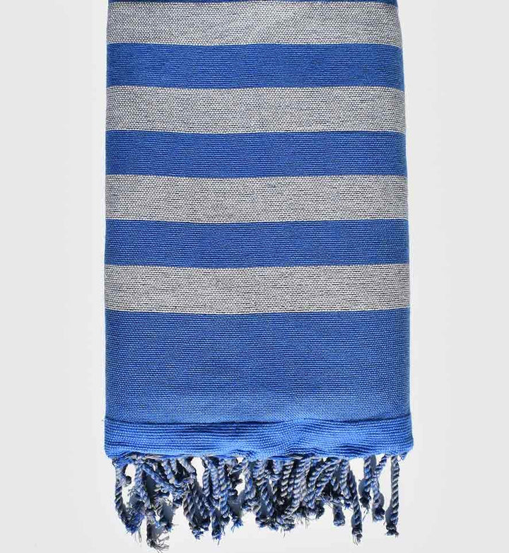 Éponge gris et bleu Fouta Tunisia - 1