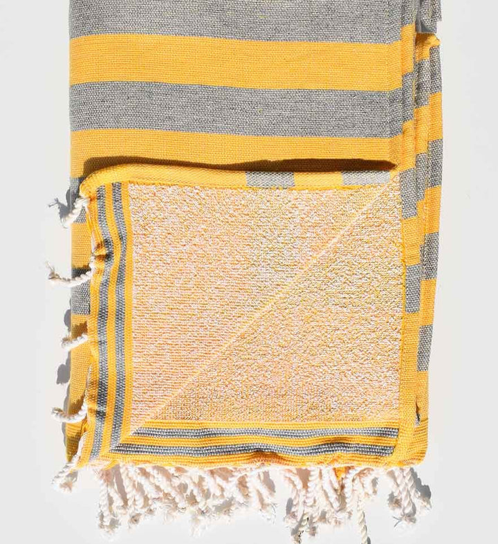 Éponge jaune et gris Fouta Tunisia - 2