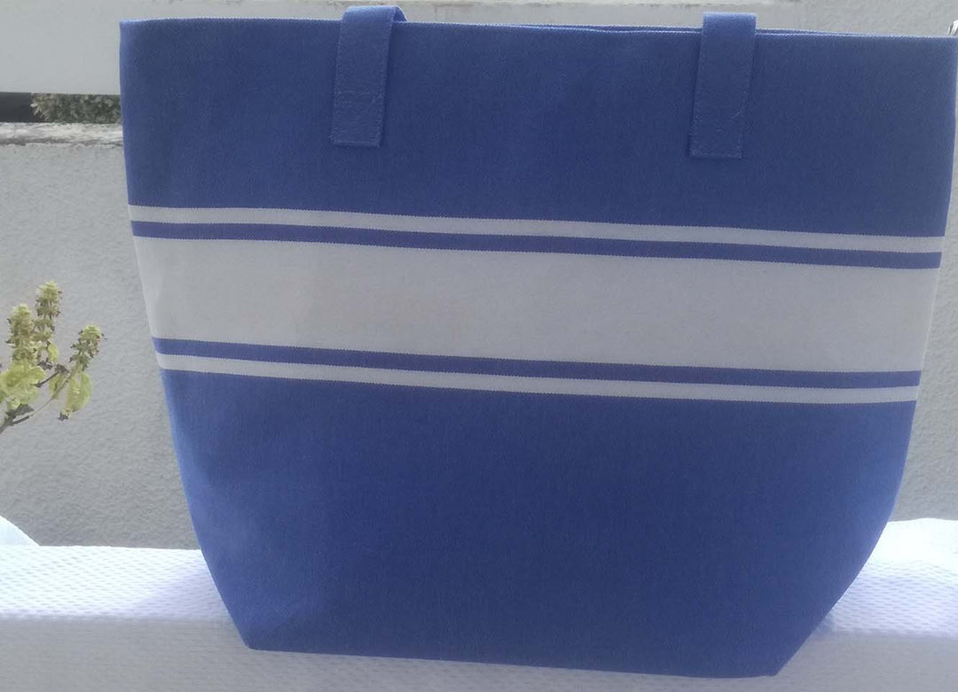 Sac de plage bleu Fouta Tunisia - 1