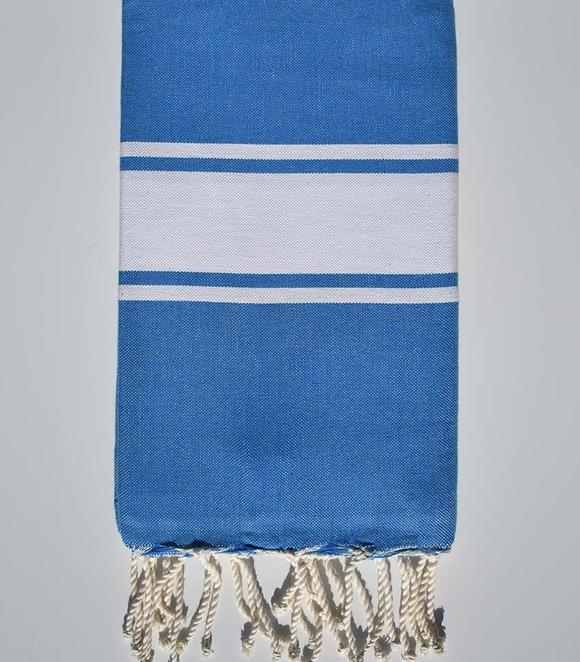 fouta plate bleu moyen Fouta Tunisia - 2