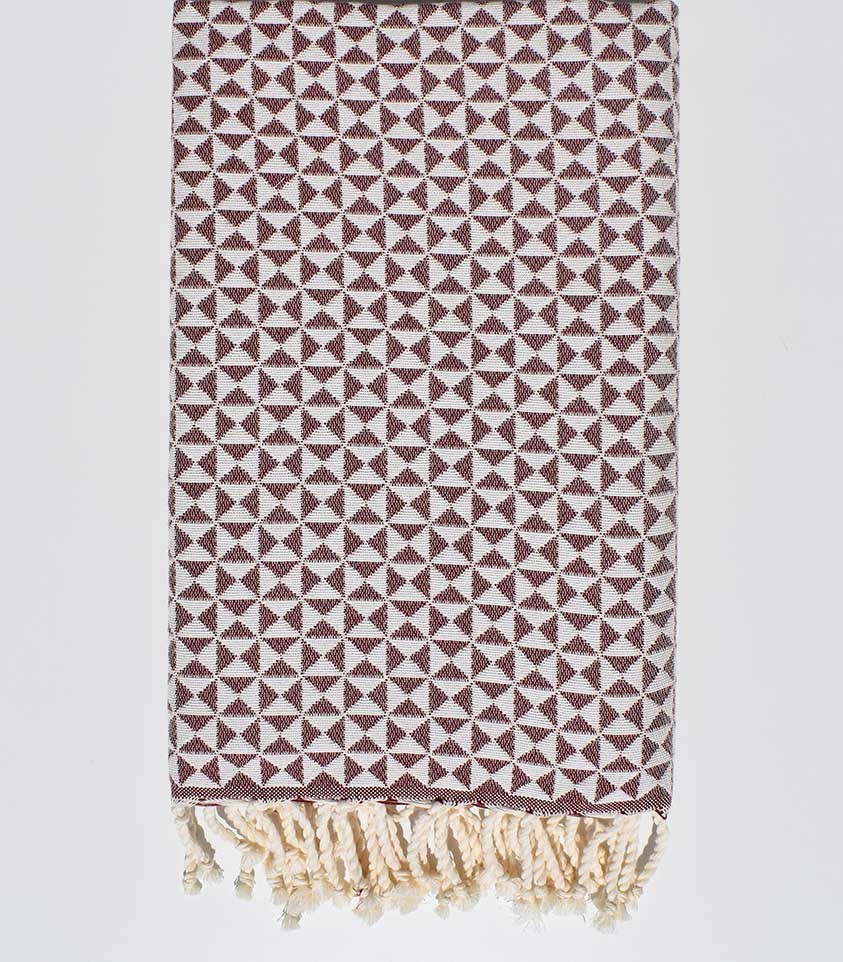 Fouta papillon bordeaux Fouta Tunisia - 1