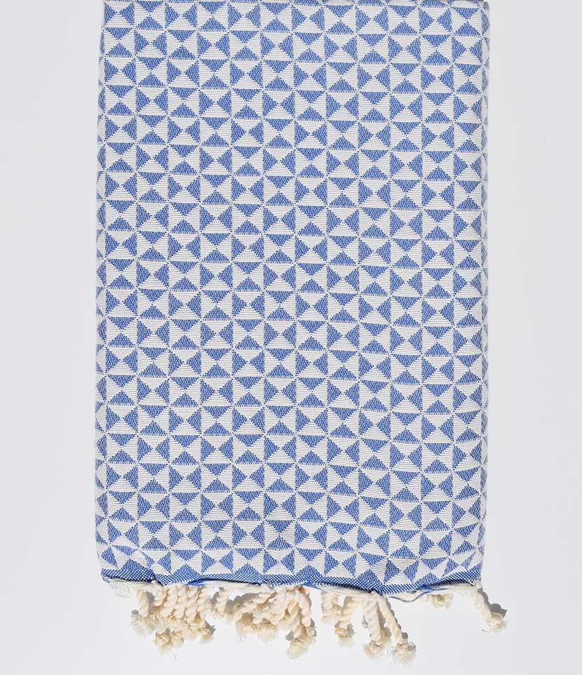 serviette de plage papillon bleu roi  - 1