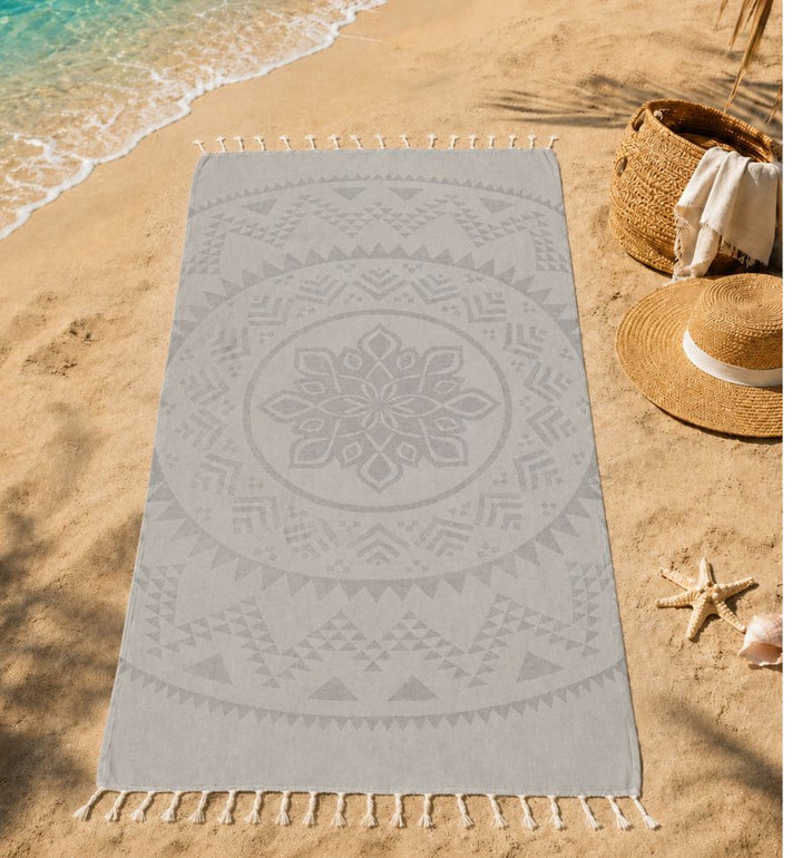Telo mare Bohemien grigio medio