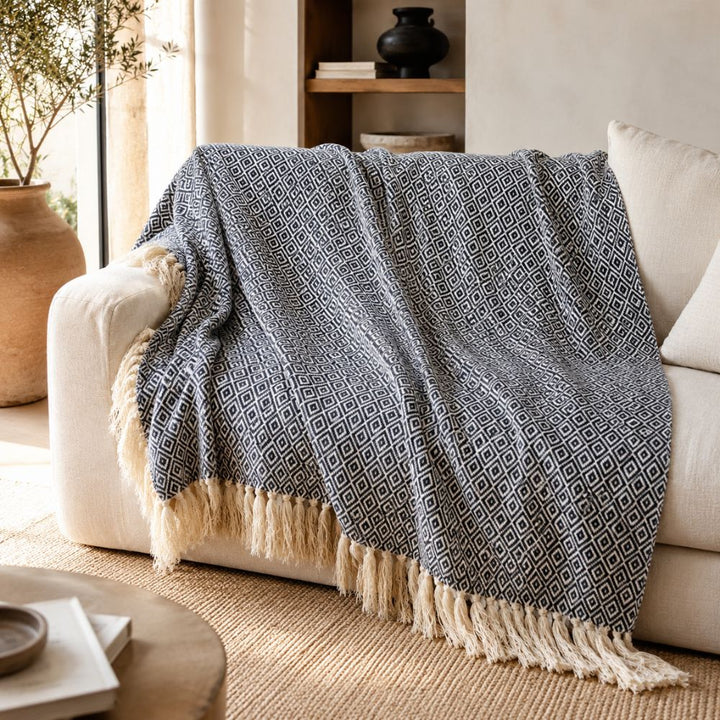 Plaid Cobalto obscuro 2.50m*1.60m