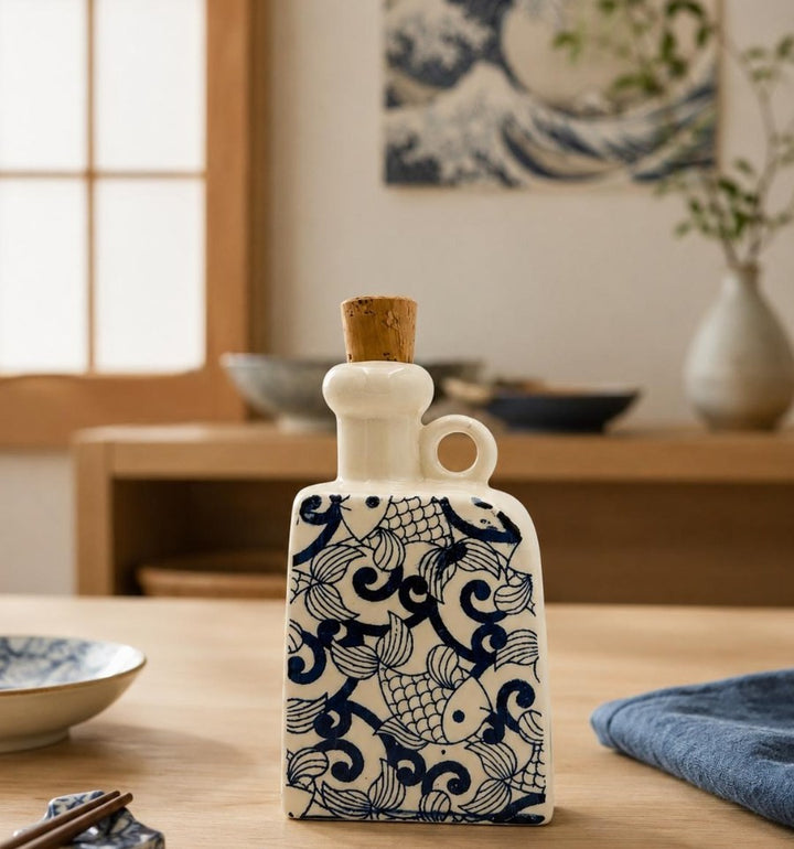 Yokohama ceramic bottle