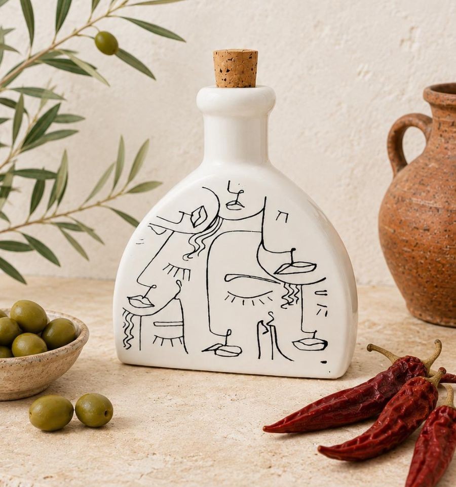 Malaga ceramic bottle