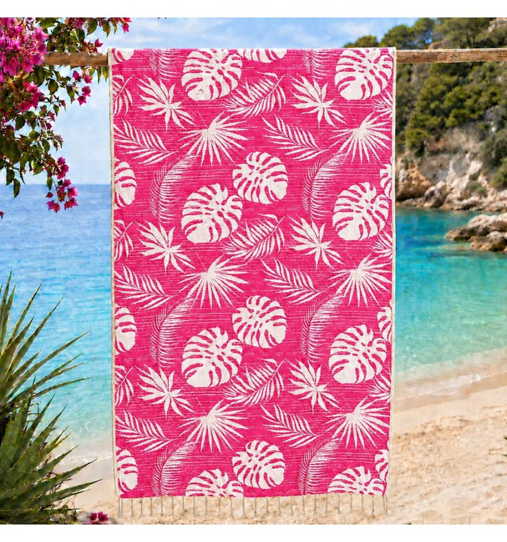 Fouta Amazon rose fuchsia