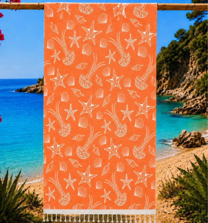 Fouta Fidji orange