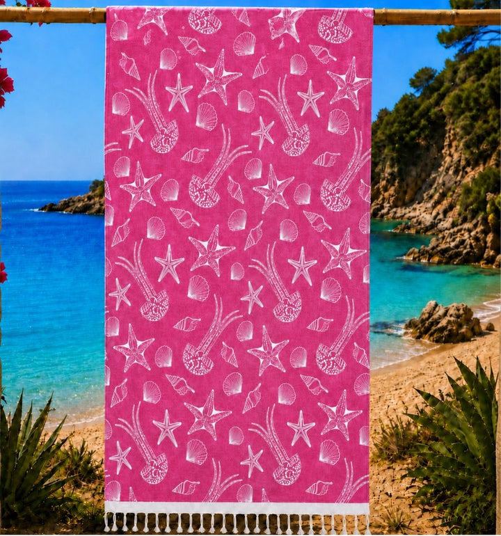 Fidji Strandtuch Fuchsia-Rosa