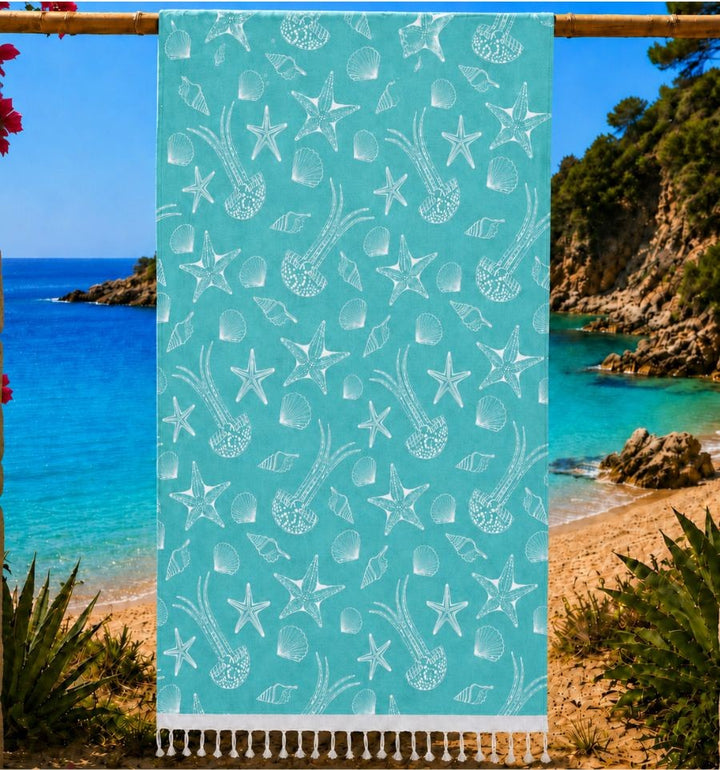 Fouta Fidji vert Sarcelle