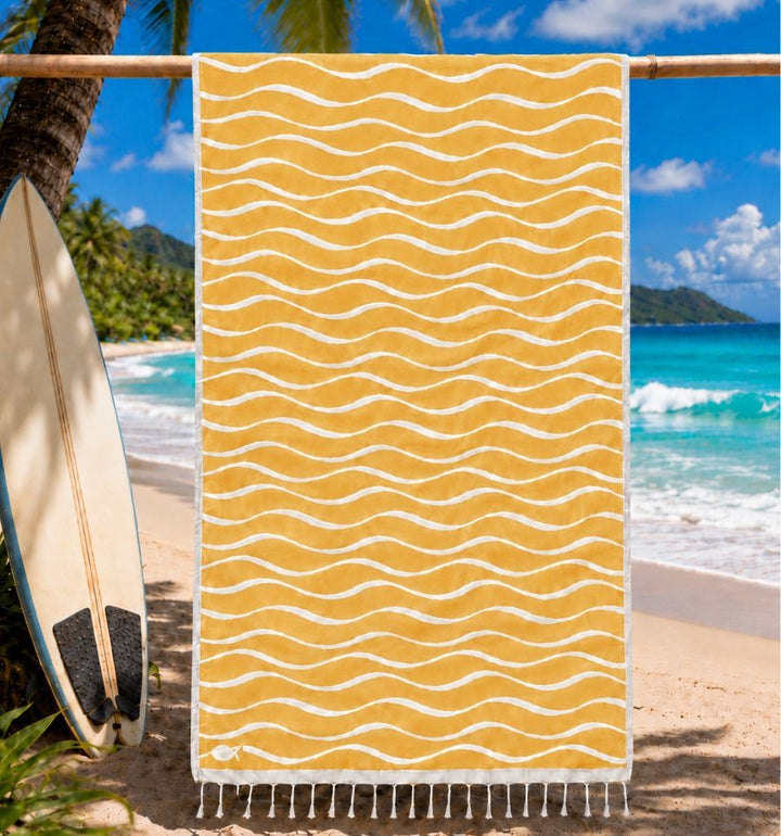 Fouta Hawaï Jaune