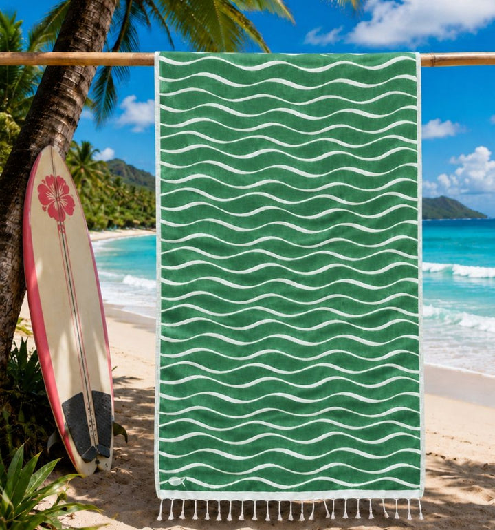 Fouta Hawaï Vert