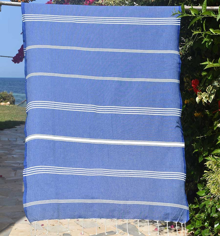 Toalla de playa Mykonos azul