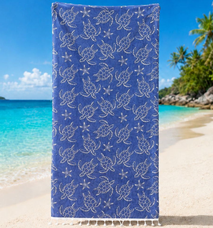 Seychelles Blue Beach Towel