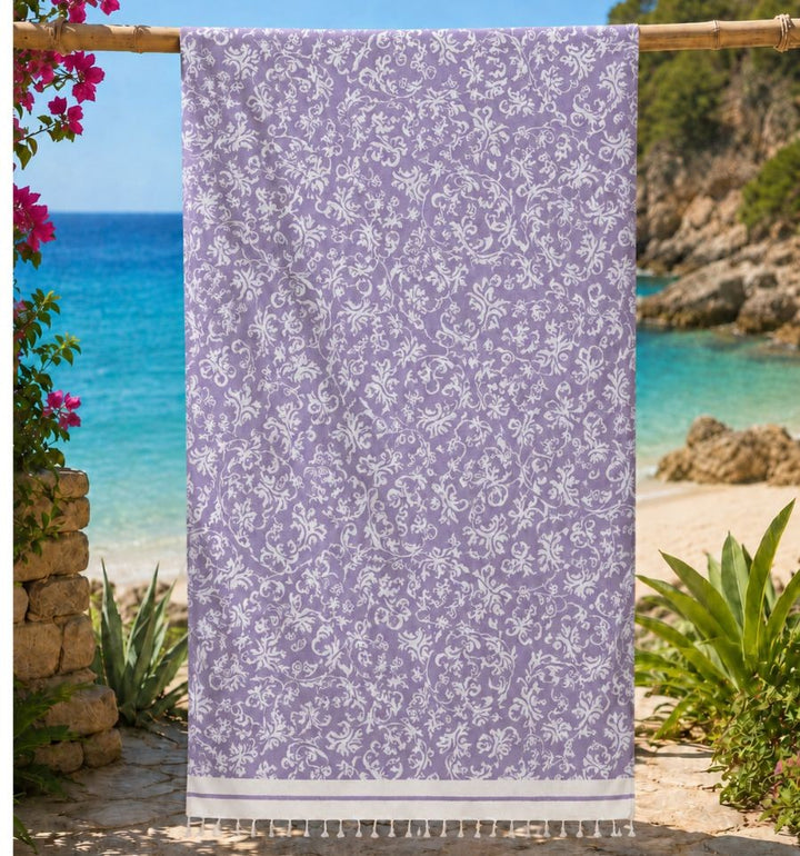 Fouta Victoria parme