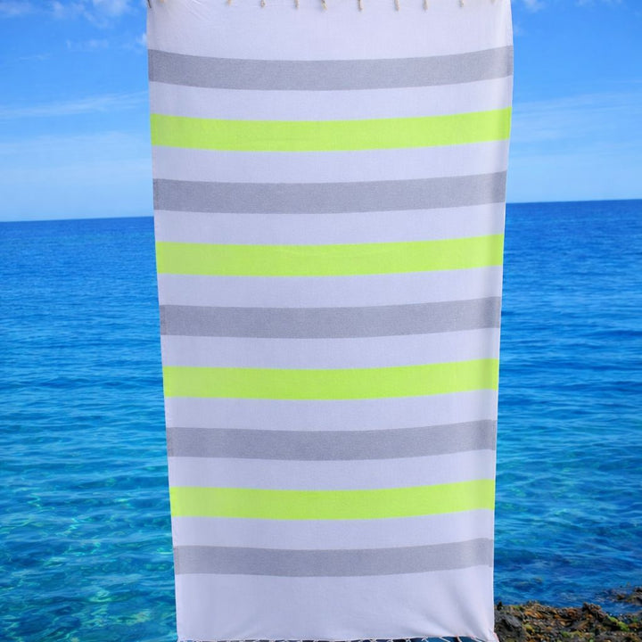 Fouta Monte Carlo gris clair