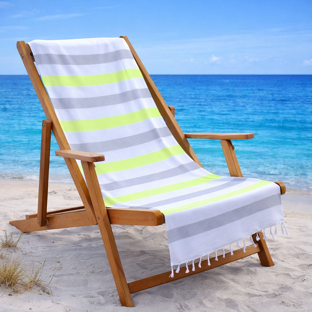 Fouta Monte Carlo gris clair