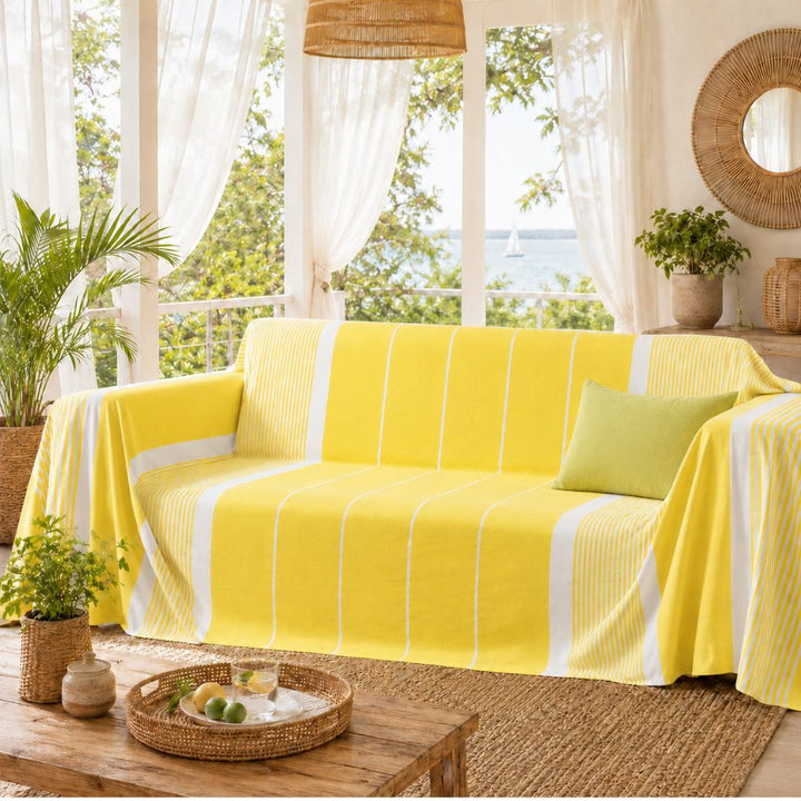 Yellow throw 2m*3m