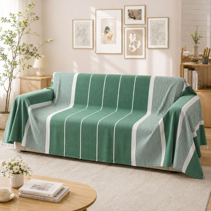 Jeté Fouta vert 2m*3m