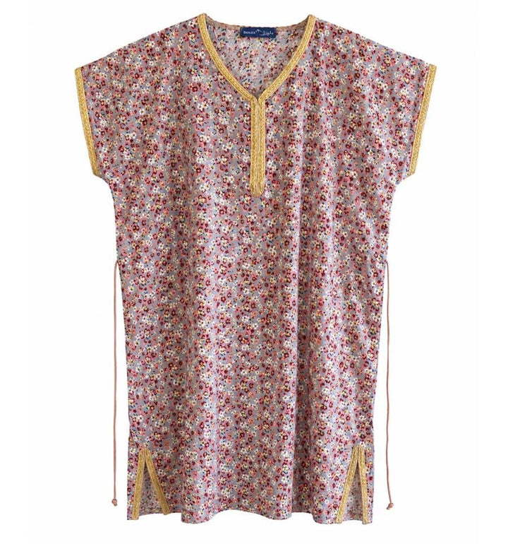 Vestido caftán floral
