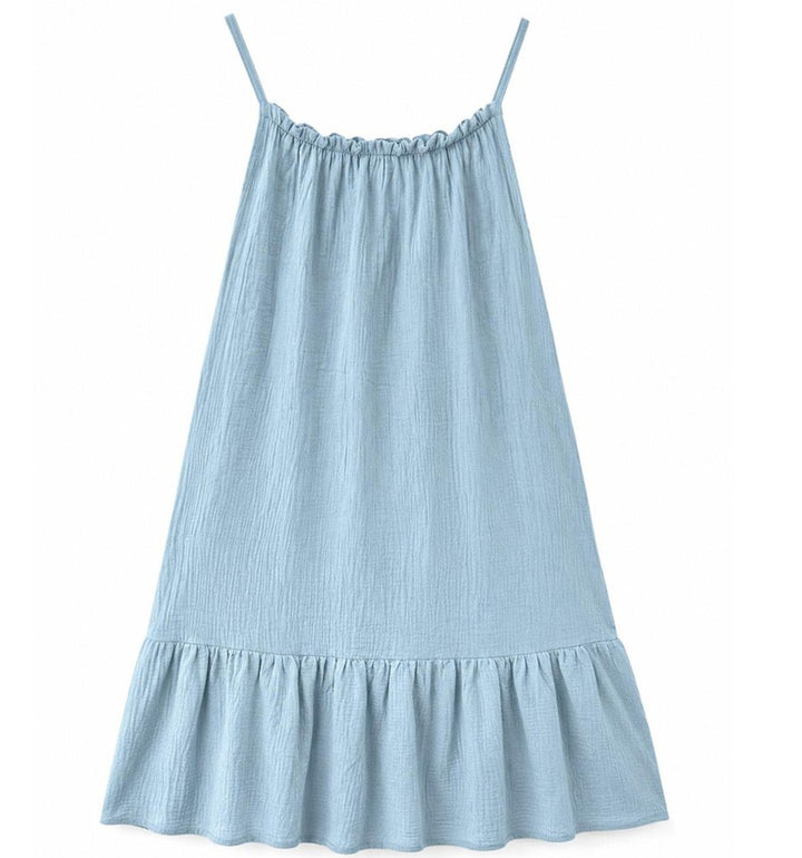 Strandkleid in pudrigem Himmelblau