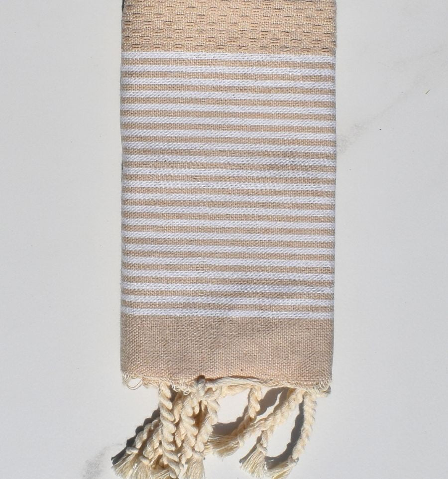 Serviette de table beige