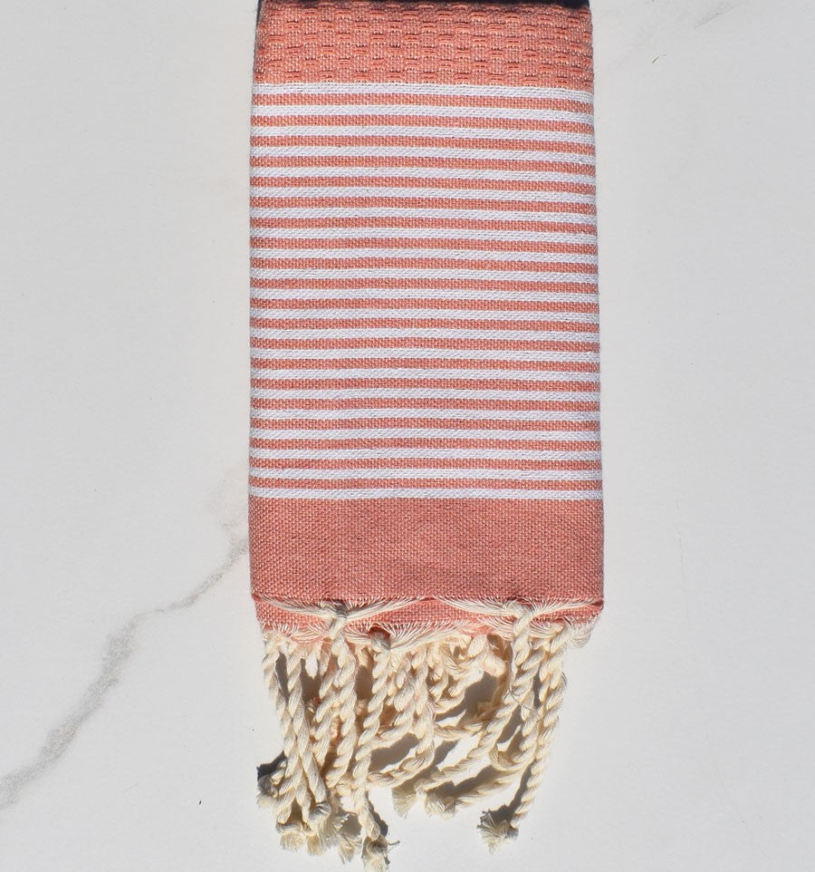 Servilleta de mesa rosa salmón claro