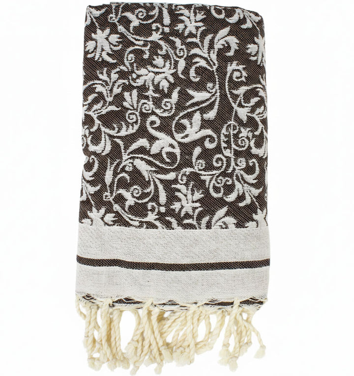 Fouta Victoria marron